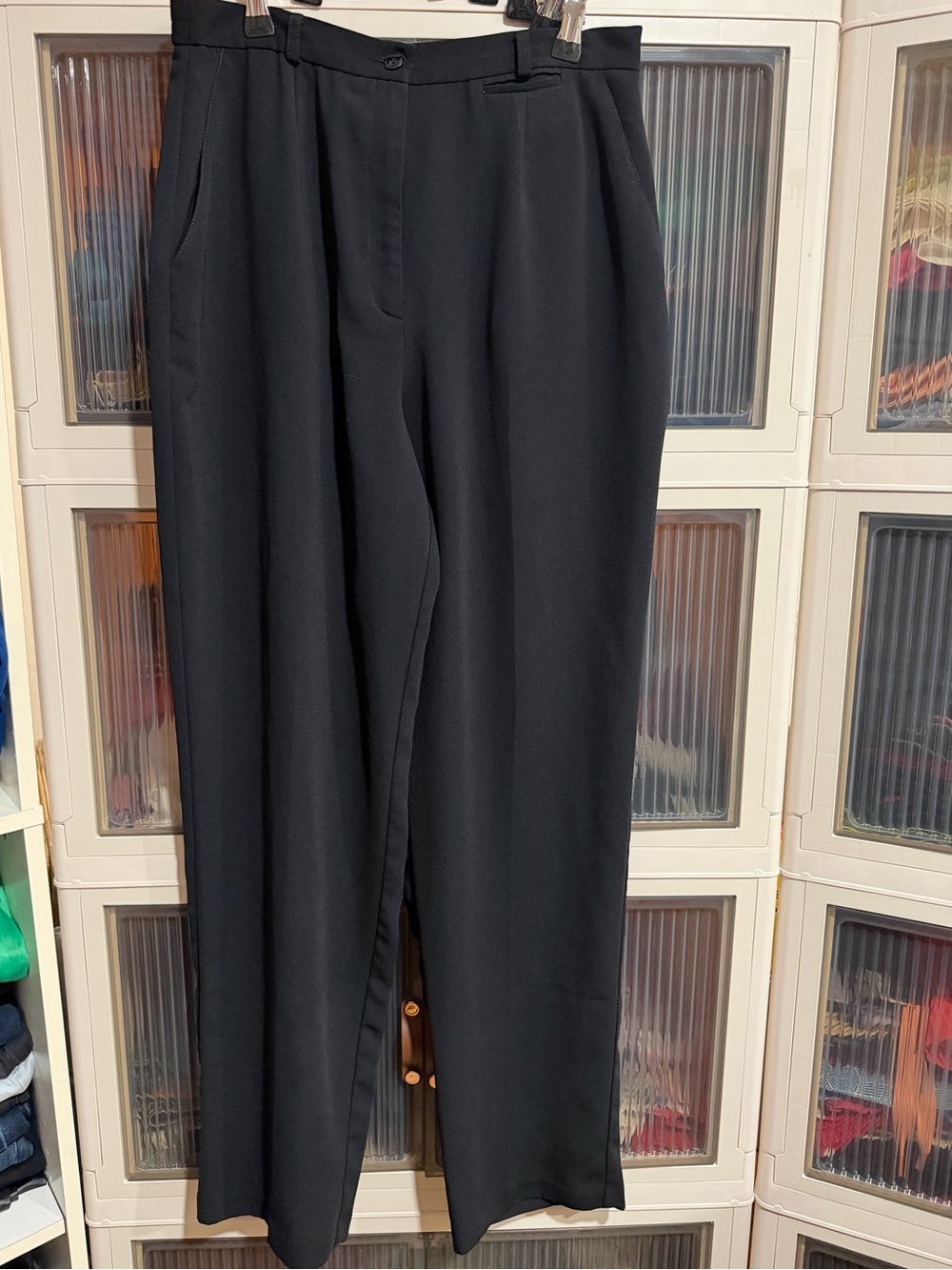Classic Black Dress Pants - Tailored Straight Leg